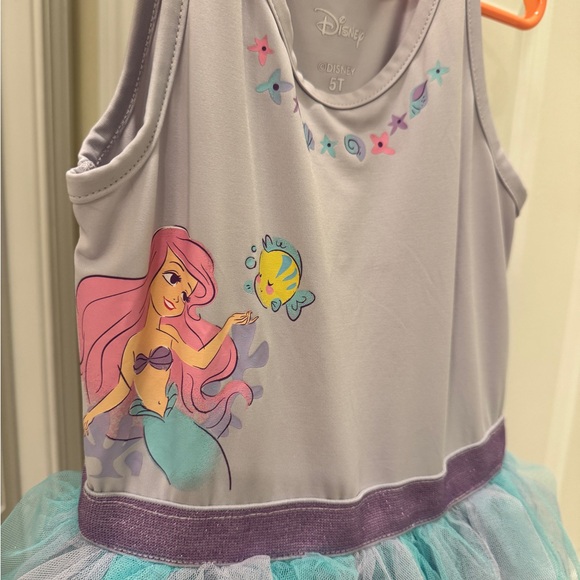 Disney The Little Mermaid tutu character dress - 5T - Picture 5 of 6